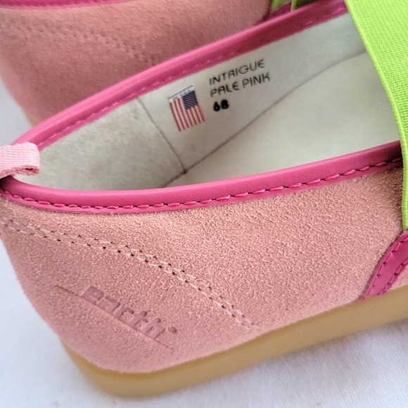 NIB Earth Kalso Negative Heel Intrigue Shoes - Size 6 - Pink/Blue/Lime Green - Picture 4 of 11